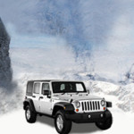 Snow Hill Climbing 3D Image