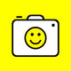 Photo & Smile Icon Image