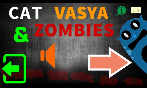 Cat Vasya & Zombies Screenshot Image