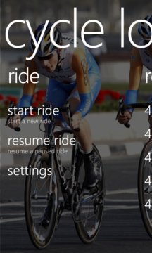 Cycle Log Screenshot Image