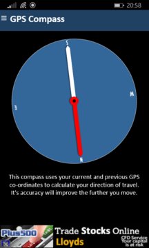 GPS Compass Screenshot Image