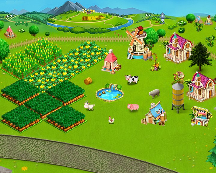 Farm Harvest Land Image
