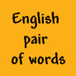 English Pair of Words