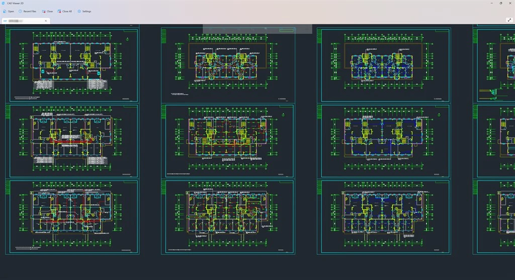 CAD Viewer 2D Screenshot Image #1