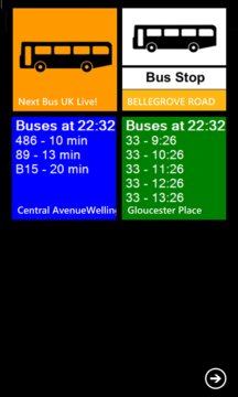 Next Bus UK Live Screenshot Image
