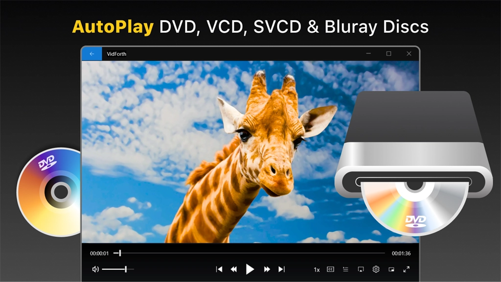 VidForth DVD Player Screenshot Image #2