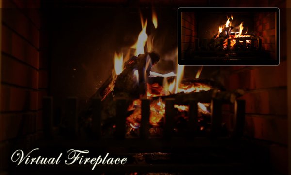 Virtual Fireplace Screenshot Image