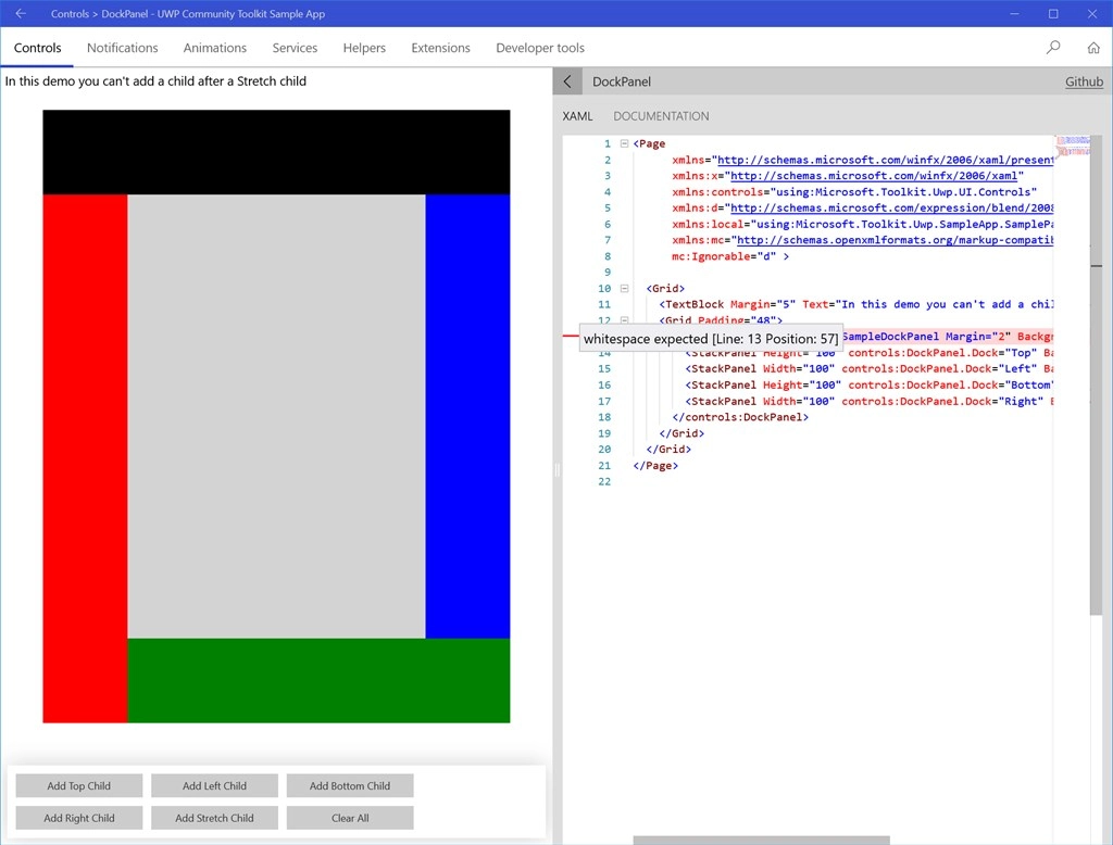 Windows Community Toolkit Sample Screenshot Image #5